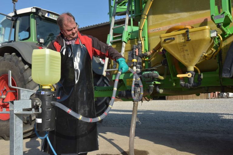 Installatie van de sproeier